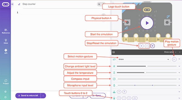 Exploring the Advanced Simulation Options of the micro:bit Python Editor Exploring the Advanced Simulation Options of the micro:bit Python Editor