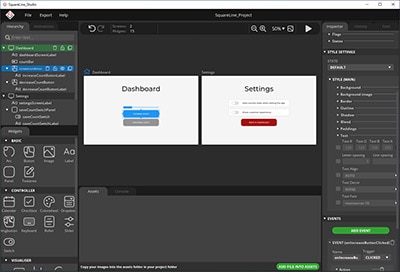 Design UIs for Embedded Projects with Squareline Studio