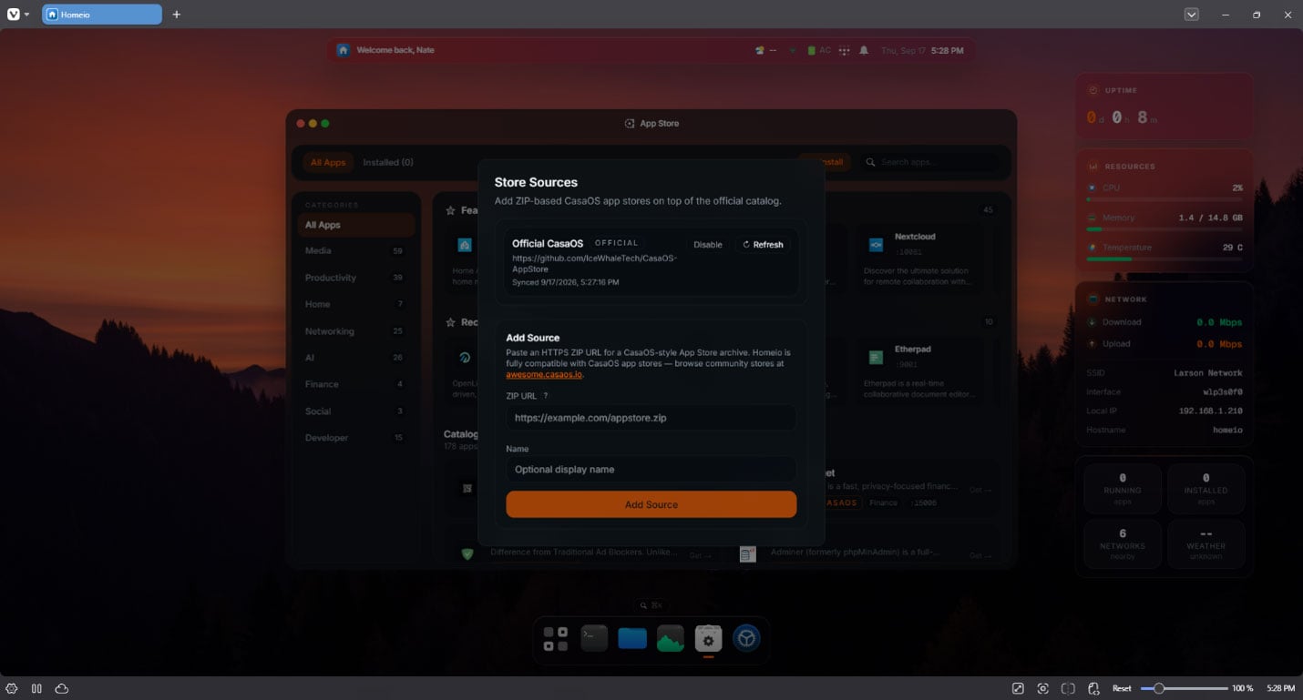 Homeio: A Friendly Starting Point for Your First Home Server Image of Homeio: A Friendly Starting Point for Your First Home Server