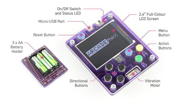 The Kitronik ARCADE Max for Makecode Arcade Image of The Kitronik ARCADE Max for Makecode Arcade