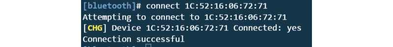 Figure 9: Connect to your Bluetooth Device Alt Text