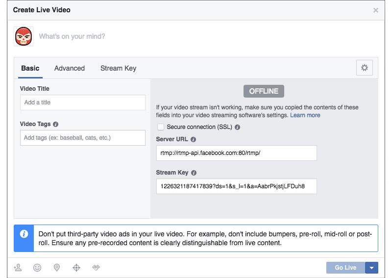 Create Live Video