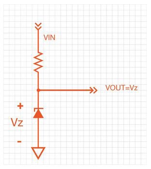 Zener Diode Regulator with Transistor Current Buffer Figure 3
