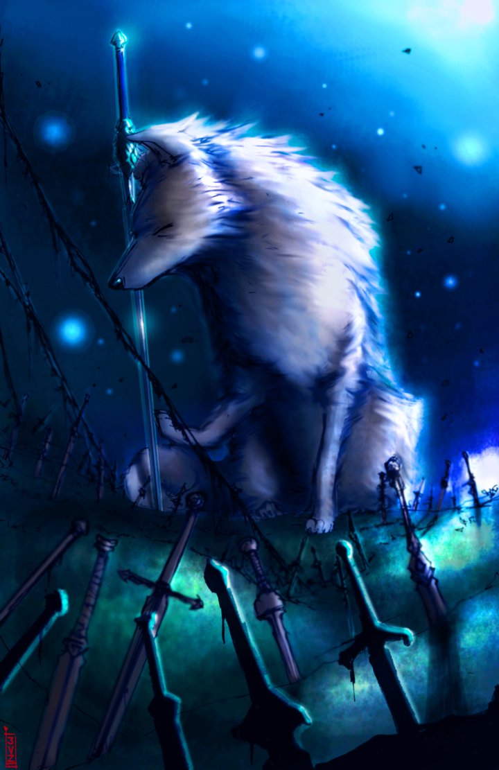 White wolf