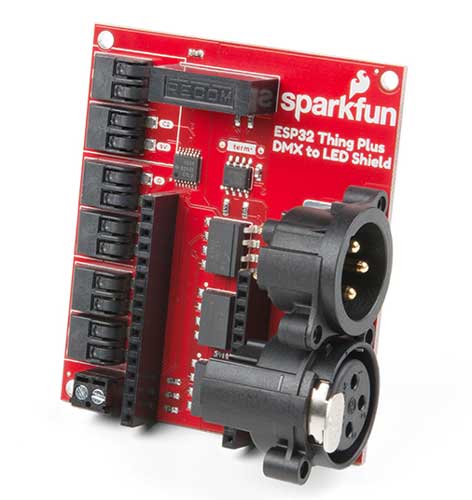 SparkFun ESP32 DMX to LED Shield