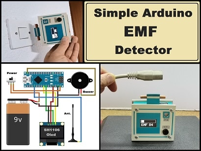 DIY Simple Arduino EMF (electromagnetic field)  Detector