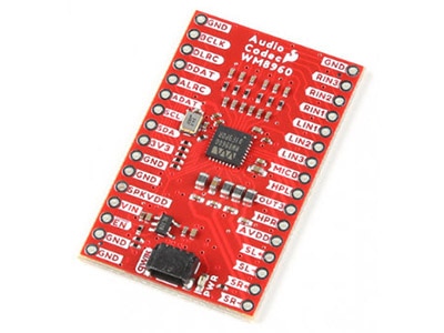 Audio Codec Breakout - WM8960 Hookup Guide