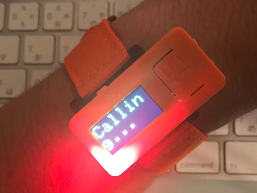 Notifications From iPhone to ESP32-Watch