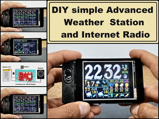 DIY Simple Advanced Weather Station (5-day Forecast) and Internet Radio