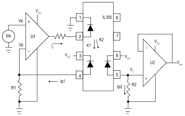 Image of Biasing the matched feedback photo detector