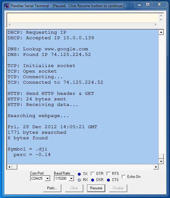 Image of Ethernet Orb in action