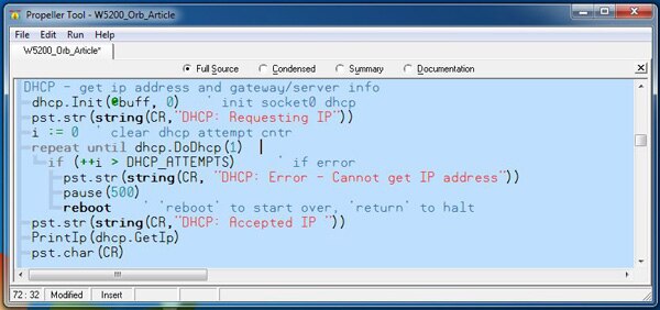 Image of Using DHCP to get an IP address