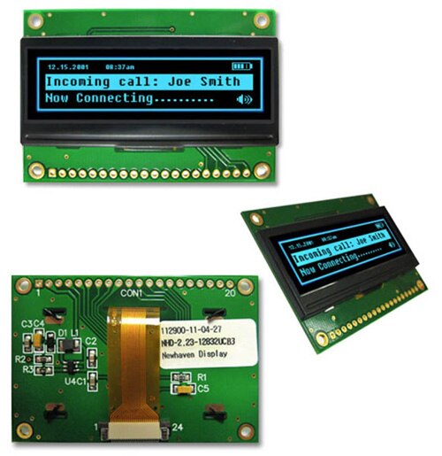 Image of Character and graphic-type OLED displays