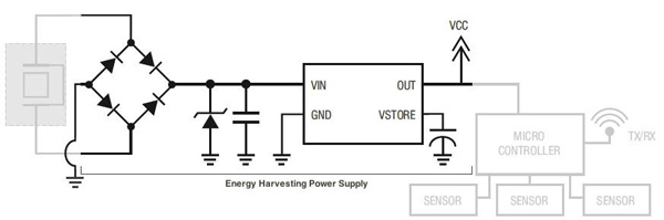 Image of Mide Technology full-wave bridge rectifier and regulator