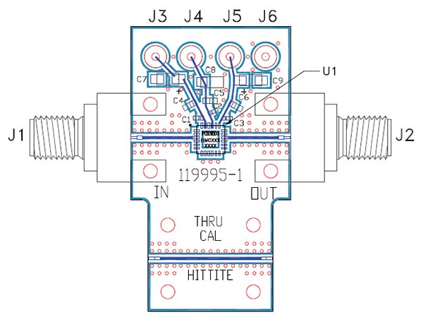 Image of board layout schematic