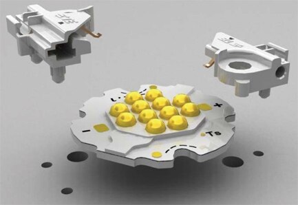 TE Connectivity solderless LED socket