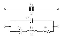 Image of quartz crystal standard schematic symbol