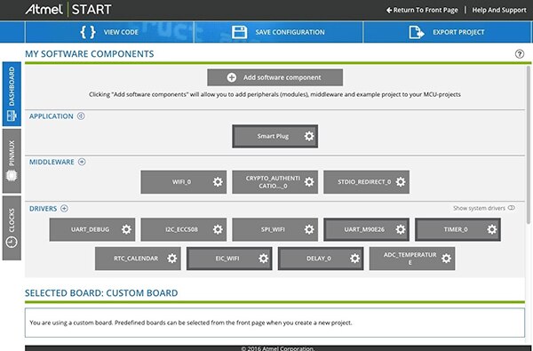 Image of Atmel full set of software drivers