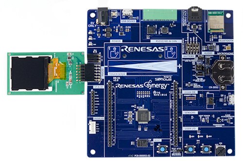 Image of Renesas Synergy DK-124 development board