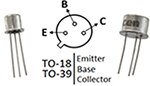 Transistors, NPN and PNP, Metal Can Packages