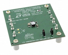 Image of Linear Technology’s DC1459B-A piezo energy-harvesting development kit