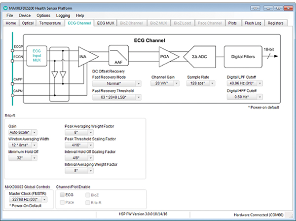 MAXREFDES100# Health Sensor Platform Maxim | DigiKey