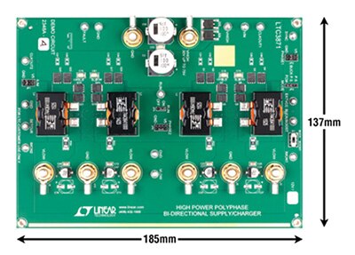 Image of Linear Technology LTC3871 four phase demo board