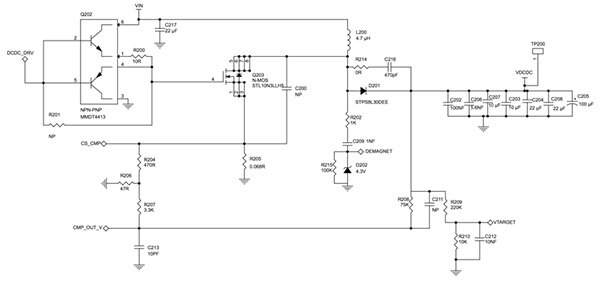 Diagram of STMicroelectronics STWBC-EP (click to enlarge)
