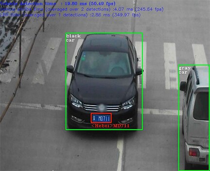 Image of Intel's security barrier camera sample application