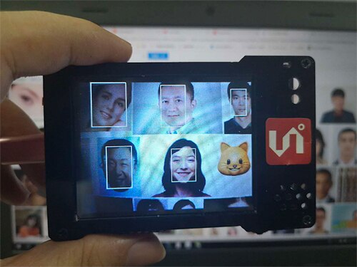 Image of real-time face detection