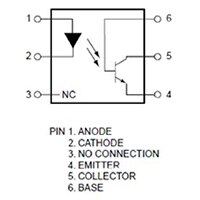 Diagram of physical arrangement of the optoisolator