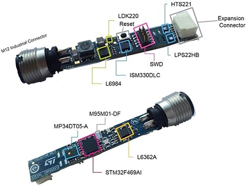Image of STMicroelectronics STEVAL-BFA001V1B industrial sensor board