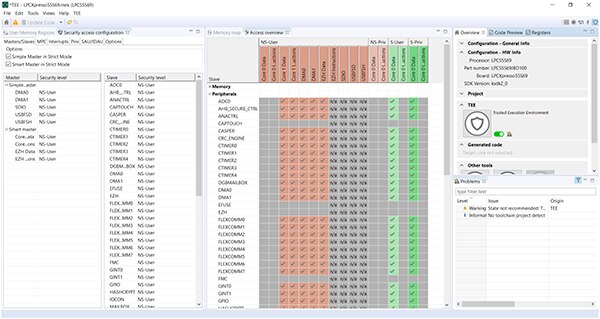 NXP 的 MCUXpresso Config Tools 公用程式組圖片 (按此放大)