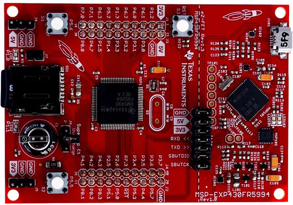 TI 的 MSP-EXP430FR5994 LaunchPad 图片