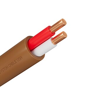 典型的双芯温控器电缆