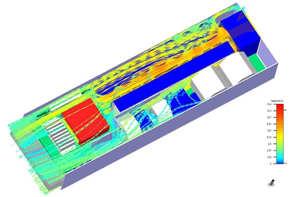 Image of example of CFD analysis