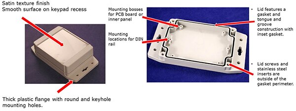 Hammond Manufacturing 的 1555F 系列外壳（点击放大）