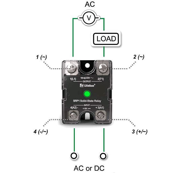 Littelfuse SRP1 SSR 串行接线