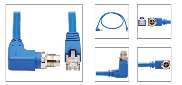 Image of Eaton's NM12-6A4-01M-BL, a 10G Cat6a shielded industrial cable