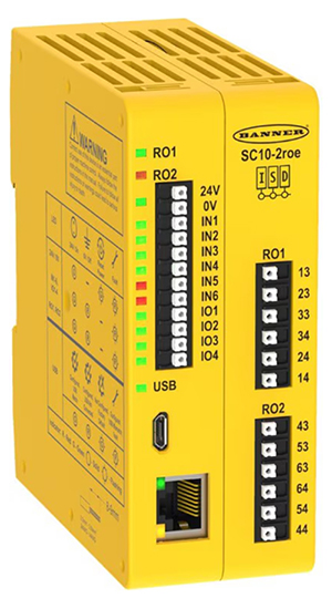 Image of Banner Engineering SC10-2roe safety controller
