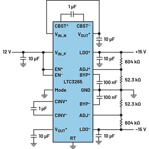 Image of Analog Devices LTC3265 circuit design