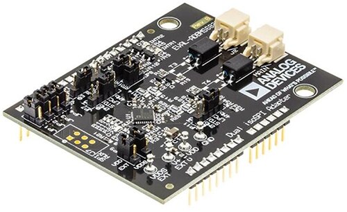 Image of Analog Devices EVAL-ADBMS6822DEC dual SPI-to-2-wire isoSPI adapter