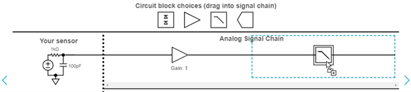 Diagram of Signal Chain Designer within ADI’s Precision Studio