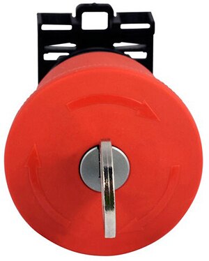 Image of Eaton M22-PVS45P modular key release emergency stop operator