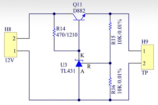 5V电压基准电路示例