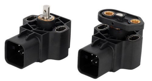 Image of Honeywell Sensing RTY Series Hall-effect rotary position sensor with or without a lever