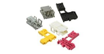 Image of two- and four-position link connectors from 3M