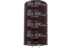 LHU Series Aluminum Electrolytic Capacitors - Chemi-Con