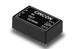 Image of Cincon EC3AW Series 3 W Regulated DC/DC Converters with Wide Input Range   