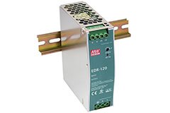 EDR-120 Series 120 W Industrial DIN Rail Power Supply - MEAN WELL